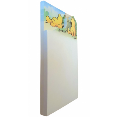 Blok s výrezom medveď Bono oddychuje