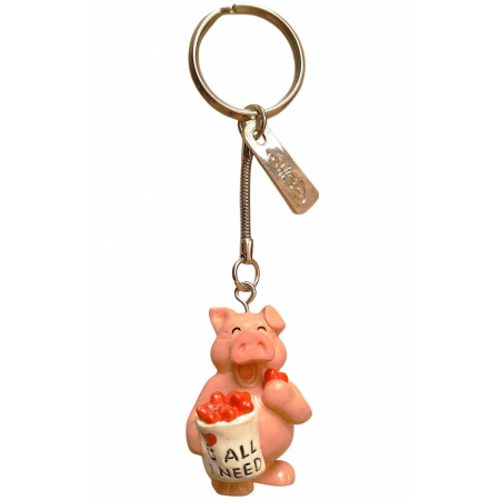 Kľúčenka PVC Dump Láska je všetko, čo potrebujem