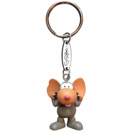 Kľúčenka PVC Flo vyškerená myš