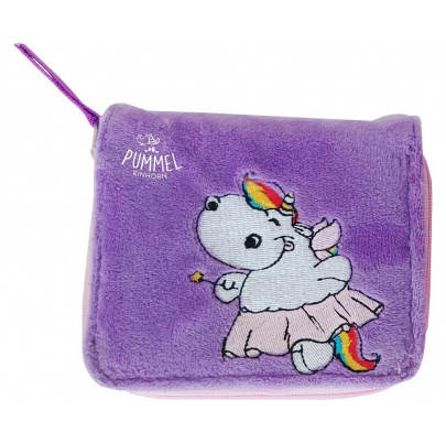 Pummeleinhorn plyšová peňaženka fialová