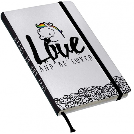Pummeleinhorn zápisník s gumičkou Láska