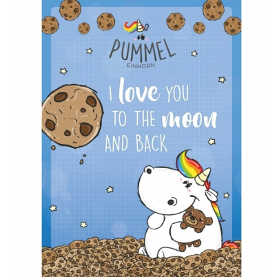 Pummeleinhorn blok A4 Milujem Ťa...