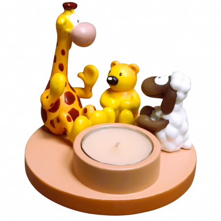 Svietnik na čajovú sviečku Buďme priateľmi