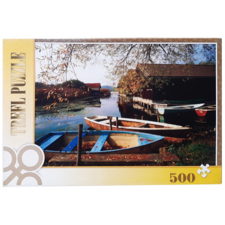 500 ks puzzle Loďky