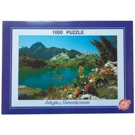 1000 ks puzzle Allgäu, Seealpsee