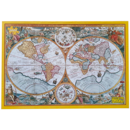 3000 ks puzzle Historické mapy