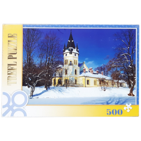 500 ks puzzle Palác v Olszanici, Poľsko