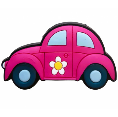 Magnetka Auto ružové
