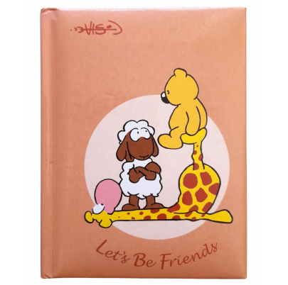 Adresár malý oranžový Buďme priateľmi