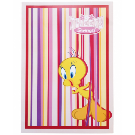Tweety notes A4 ružový Swings!