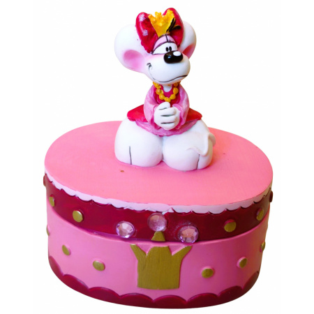 Diddl škatuľka na drobnosti ružová Princezná