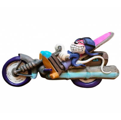 Diddl magnetka Na motorke