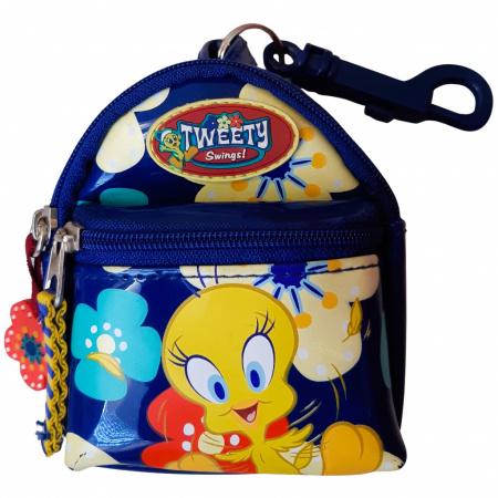 Tweety puzdro na mince Batôžtek modrý