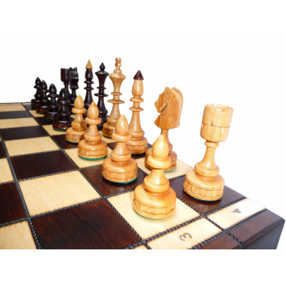 Šachy drevené Indian