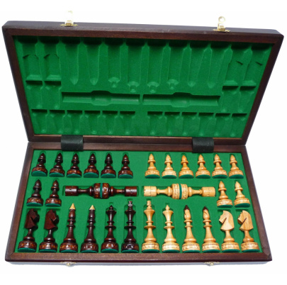 Šachy drevené Indian