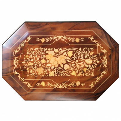 Hudobná šperkovnica Kvety a ornamenty