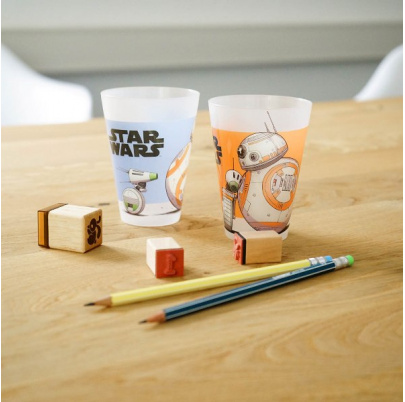 Star Wars IX plastové poháre 300 ml 4 kusy