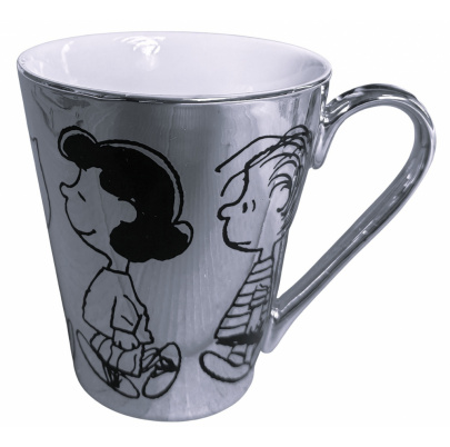 Snoopy hrnček 250 ml strieborný