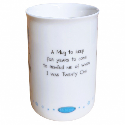 Hrnček 250 ml Me to You 21. narodeniny