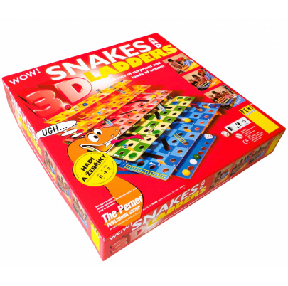 Společenská hra 3D Hadi a žebříky