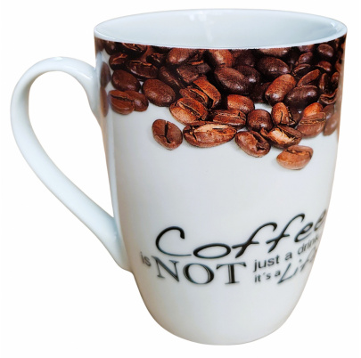 Snoopy hrnček 300 ml Káva je životný štýl