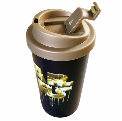 Star Wars pohár na kávu so sebou 400 ml Logo Gold