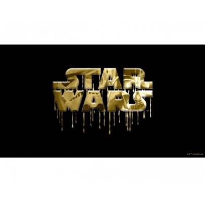 Star Wars pohár na kávu so sebou 400 ml Logo Gold