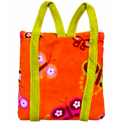 Pooh plážová osuška s vrecom Motýle