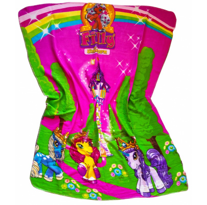 Filly Unicorn flaušová deka 125x150 cm