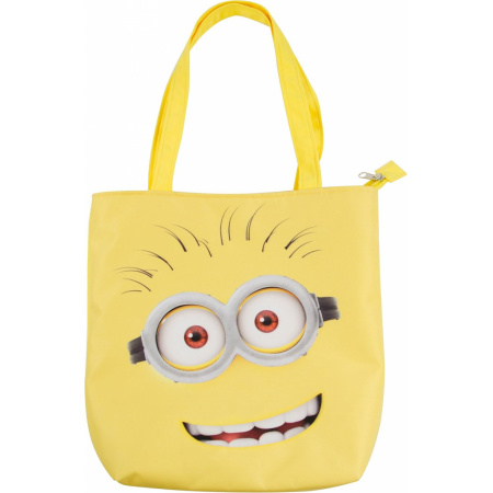 Mimoni detská shopping taška žltá 32x30 cm