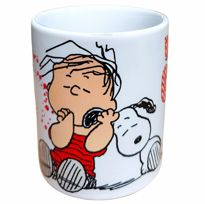 Snoopy hrnček 320 ml Aké šťastie, že existuješ!