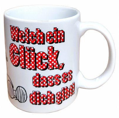 Snoopy hrnček 320 ml Aké šťastie, že existuješ!