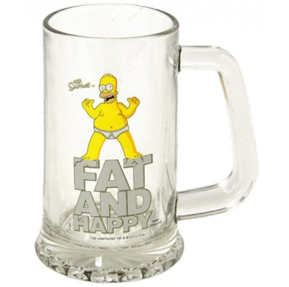 Simpsons poháre, otvárač, podpivník set 4 kusy