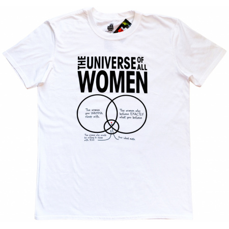 Big Bang Theory tričko L Vesmír všetkých žien