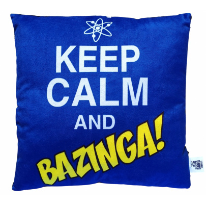 Big Bang Theory plyšový vankúš 40 cm modrý