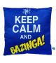 Big Bang Theory plyšový vankúš 40 cm modrý