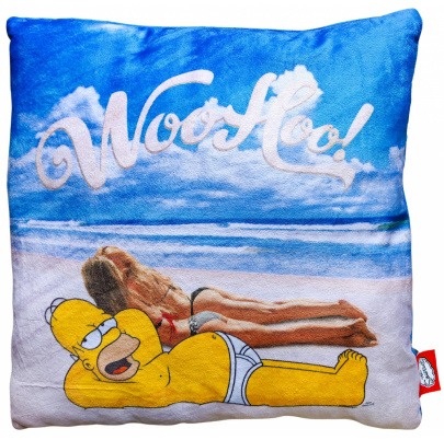 Simpsons vankúš 40 cm Homer WooHoo!