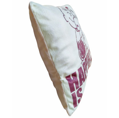 Snoopy plyšový vankúš 40 cm Šťastie je...