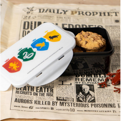 Harry Potter desiatová dóza malá Erby - vystavená na predajni