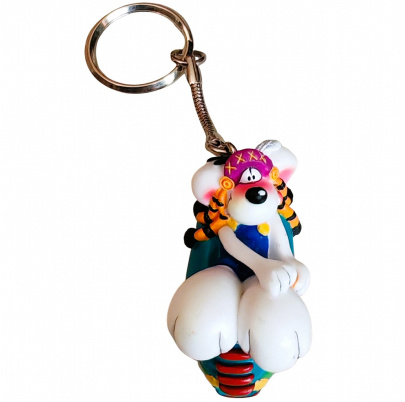 Diddl kľúčenka PVC Indián v kanoe