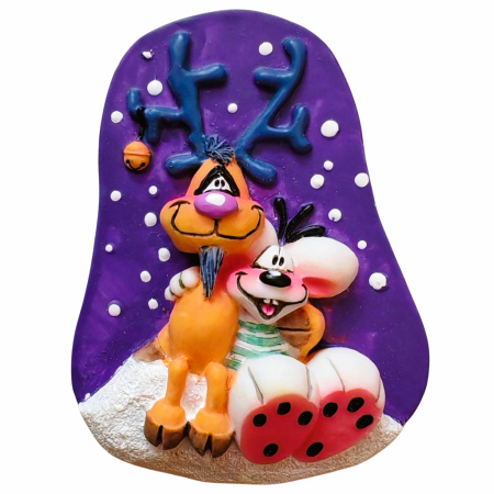 Diddl magnetka Sobík