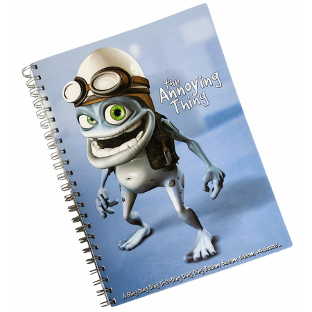 Crazy frog zápisník A4 krúžkový