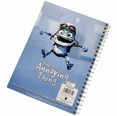 Crazy frog zápisník A4 krúžkový