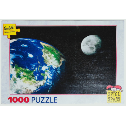 1000 ks puzzle Spiel Spass Zem a Mesiac
