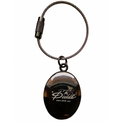 Diddl kľúčenka kovová oválna Diddl veselo máva