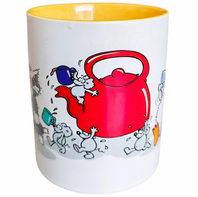 Miranda hrnček 300 ml Červená kanvica