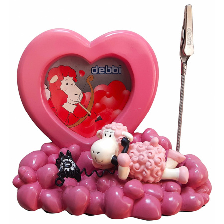 Fotorámik srdce s klipom ovca Liza