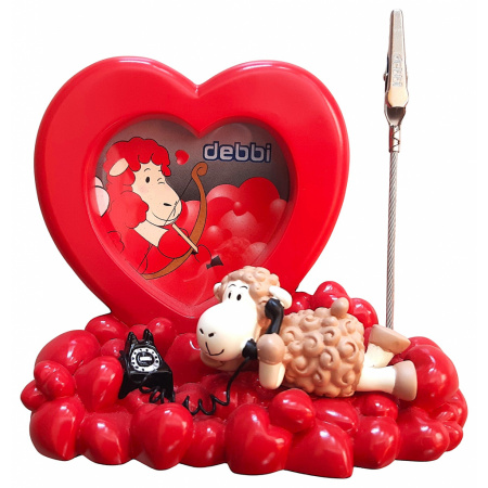 Fotorámik srdce s klipom ovca Lewis