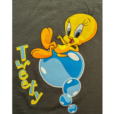 Tweety detské tričko 146/152 tmavozelené