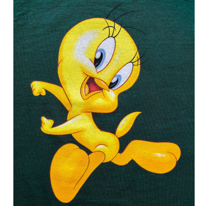 Tweety tričko XXL tmavozelené